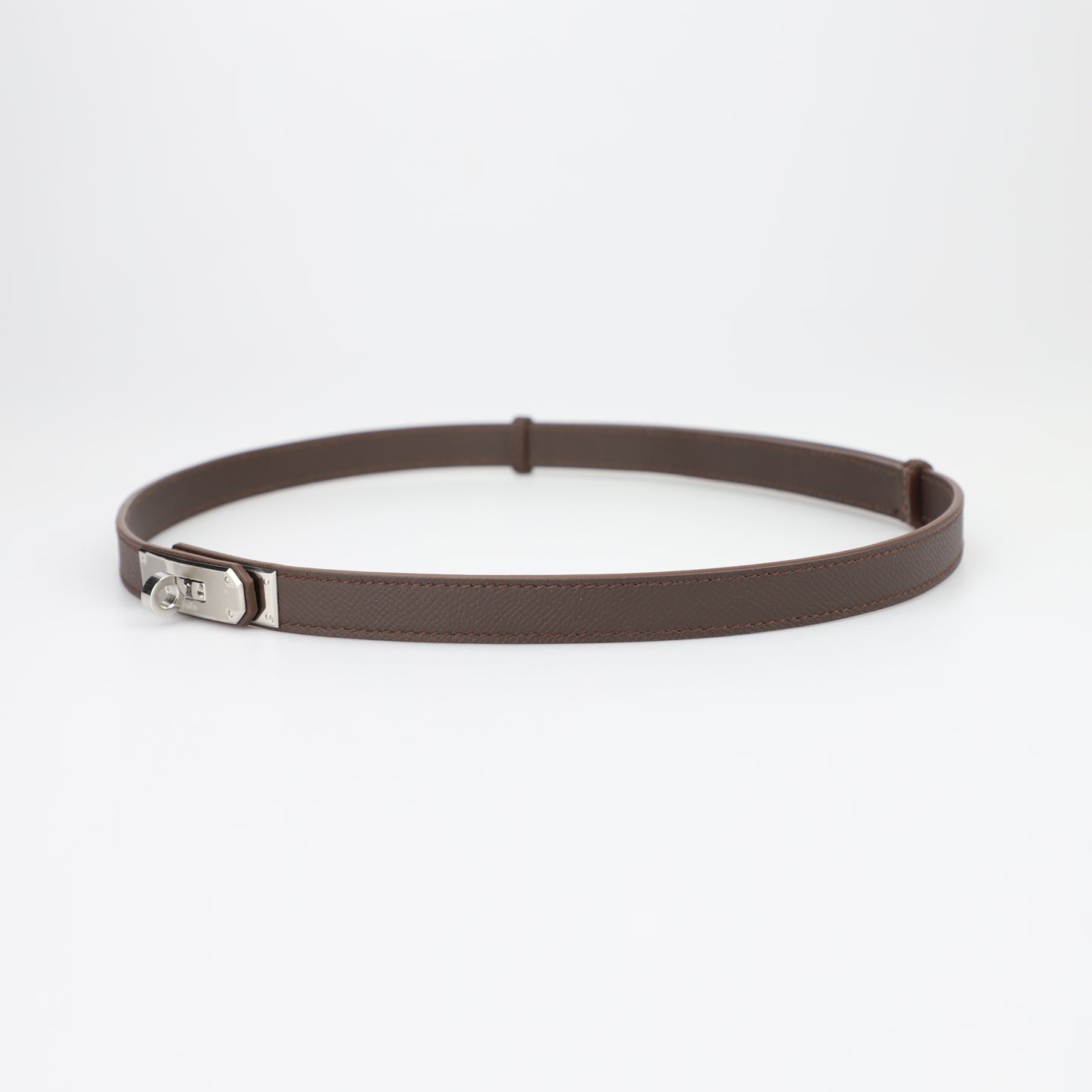 Handmade The Epsom leather kelly belt