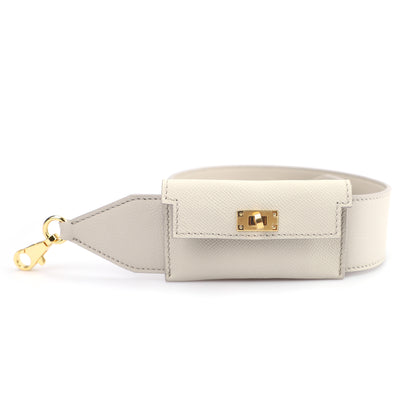 5cm width Epsom leather Kelly pocket and Swift leather shoulder strap,Epsom Pocket shoulder strap,Swift leather wide crossbody strap