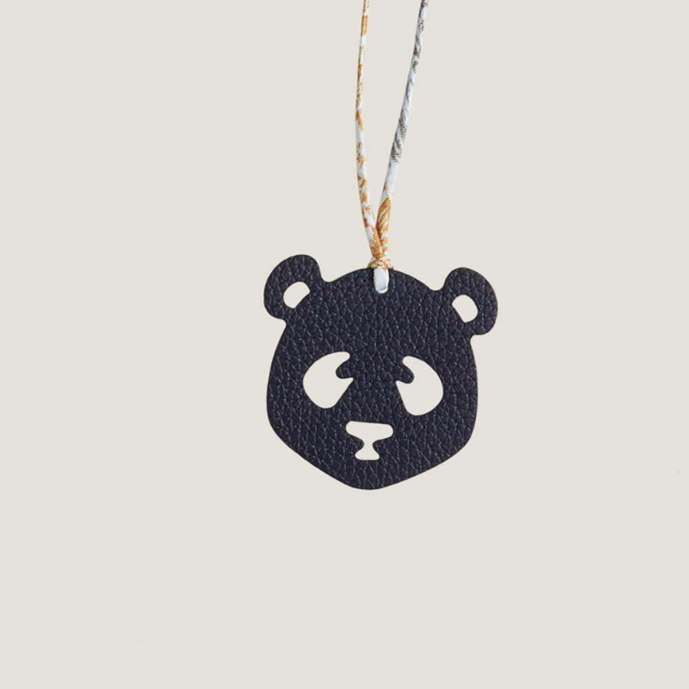 Whimsical Animal Car Charm – Imported Genuine Leather Handcrafted Cute Bag Pendant, Light Luxury Style