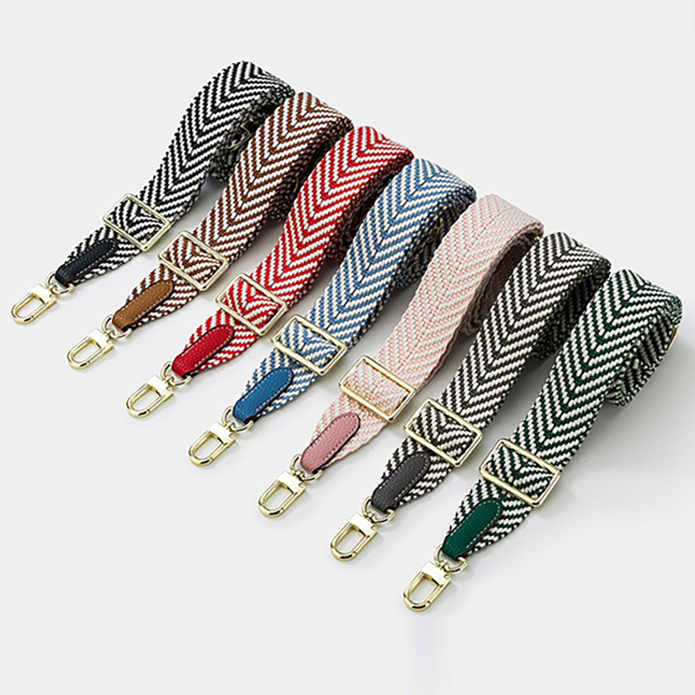 3.8cm Vintage Boho Adjustable Colorful Woven Bag Strap – Versatile & Stylish Backpack Replacement Strap
