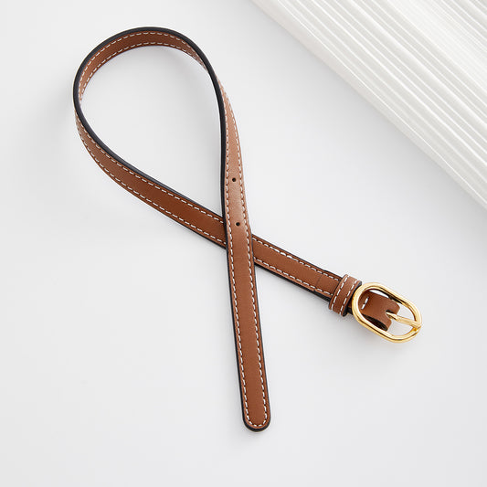 Handcrafted Genuine Leather Extension Strap for Emblem Bags - Adjustable Shoulder & Crossbody Strap, Premium Leather, Customizable Length