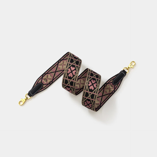 Boho Woven Wide Shoulder Strap for Kelly, Evelyne, Herbag Bags - Colorful Crossbody/Shoulder Strap with Ethnic Style