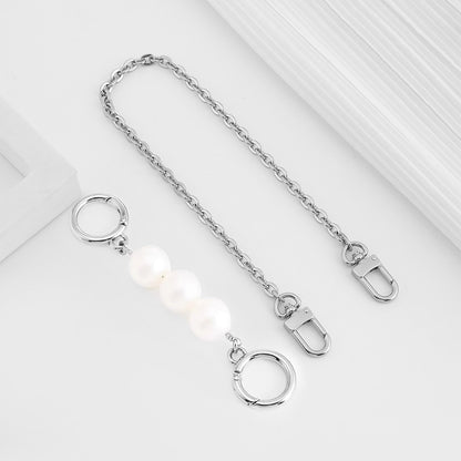 Handmade Extension Chain Shoulder Strap with Metal Decorative Chain for City17 Bucket Bag – DIY Detachable Accessory