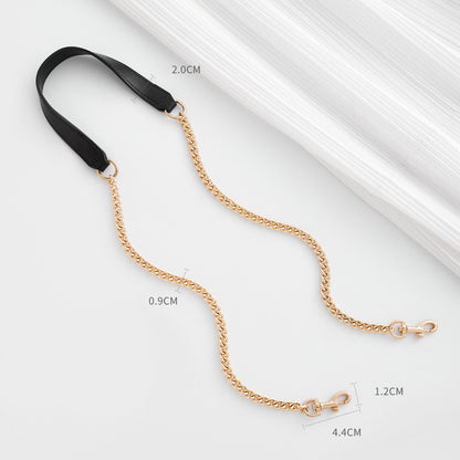 Luxury Kay20 Bag Strap Accessory – Leather Belt with Chain Link Design, Exquisite Craftsmanship, Premium and Stylish Replacement Strap