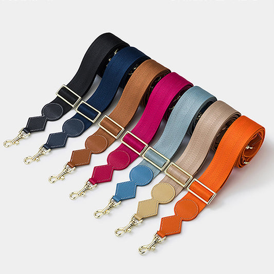 Handcrafted Adjustable Canvas Crossbody Strap for Kelly Bags - Premium Quality Shoulder Bag Accessory