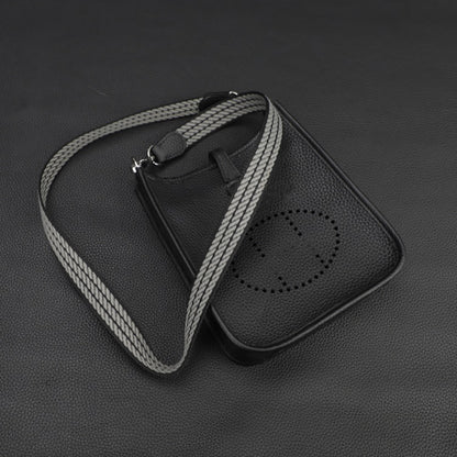 Replaced Shoulder Strap for Kelly 24 Bag, Evelyn Strap Upgrade with Wide Striped Crossbody Woven Strap,Pure Handmade Custom Leather Strap for Luxury Bags