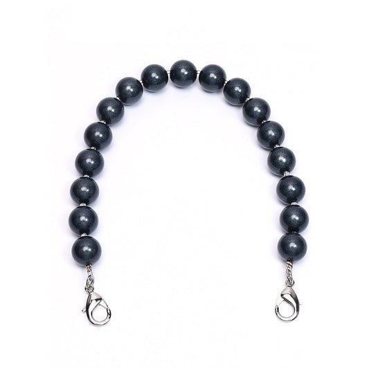 Rainbow Pearl Acrylic Handle Chain – Decorative Pearl Strap for Handbag