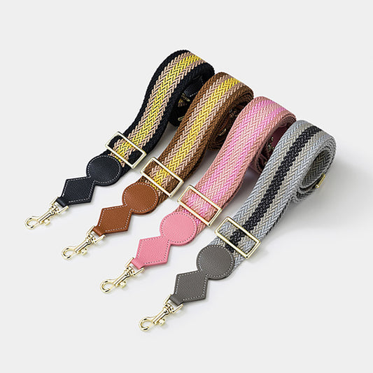 Adjustable Canvas Woven Shoulder Strap - Wide Crossbody Replacement Strap for Bags, Personalized Fashion Accessory