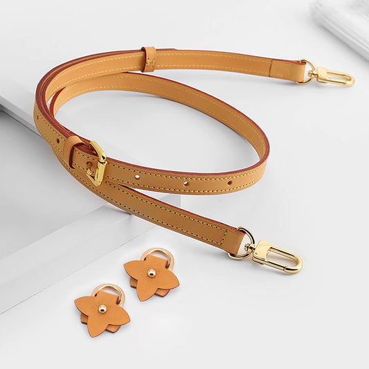 Handcrafted Leather Shoulder Strap for Speedy 20 – Waxed Vachetta Leather Crossbody Strap, Customizable Bag Upgrade