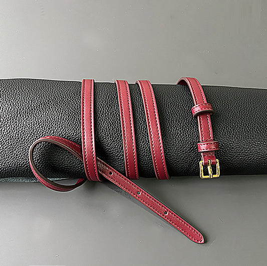 Custom Extended Leather Crossbody Strap for Shell Bags, Handmade Genuine Leather Shoulder Strap, Replacement Bag Strap