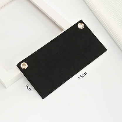 The Reorders series long wallet transformation shoulder strap, felt lining, adjustable length leather shoulder strap