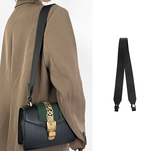 Handmade Genuine Leather Shoulder Strap for Shoulder & Crossbody Bags, 3.8cm Wide, Custom Length, Comfortable & Durable, Perfect Replacement Strap for Women's Bags