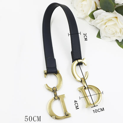Handcrafted Leather Saddle Bag Strap Replacement with CD Hardware – Shoulder, Crossbody, and Underarm Strap for Bags