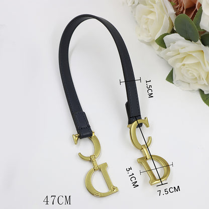 Handcrafted Leather Saddle Bag Strap Replacement with CD Hardware – Shoulder, Crossbody, and Underarm Strap for Bags