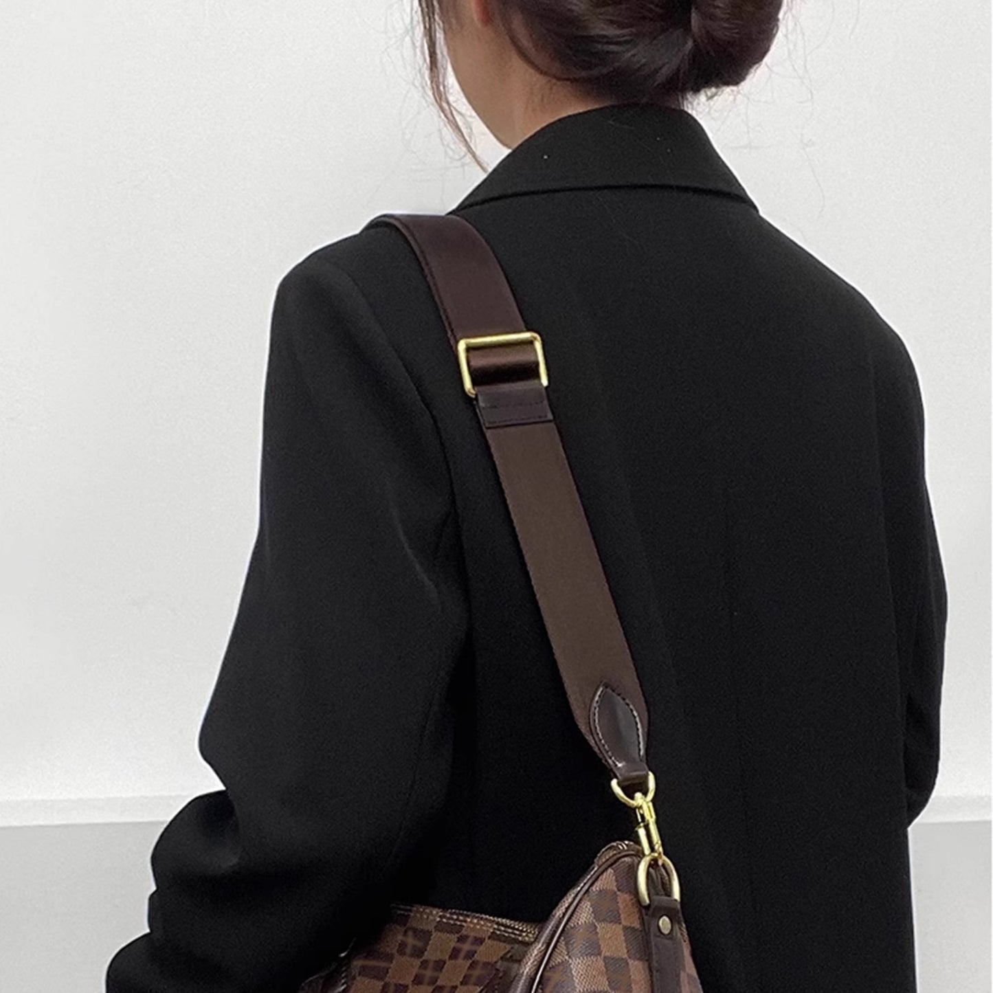 The adjustable shoulder strap for the canvas Speedy 25 bag, crossbody strap, replacement wide strap for travel bags