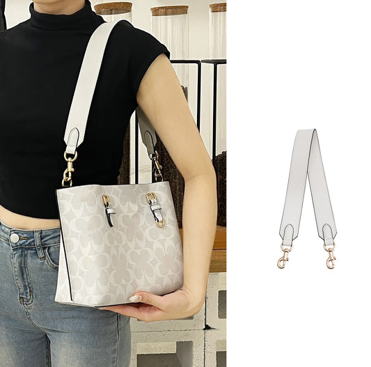 Handmade Leather Wide Shoulder Strap – Replacement Strap for Mollie25 Tote & Underarm Bag