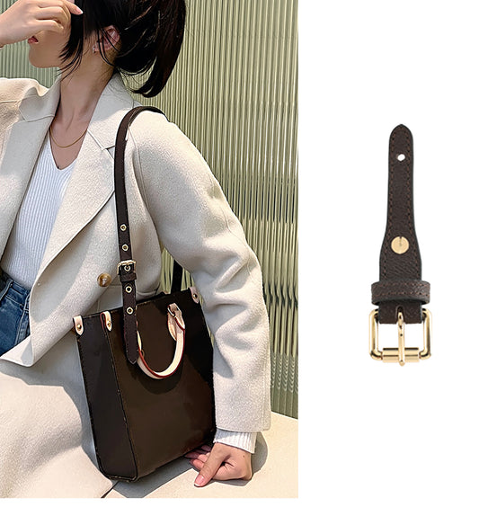 Handmade Leather Bag Strap Extender – Adjustable Messenger Bag Strap Shortener with Snap or Hook Style, Customizable Length