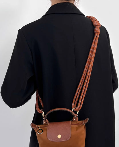Style Woven Bag Strap – Adjustable Replacement Shoulder Strap for Le Pliage Totes