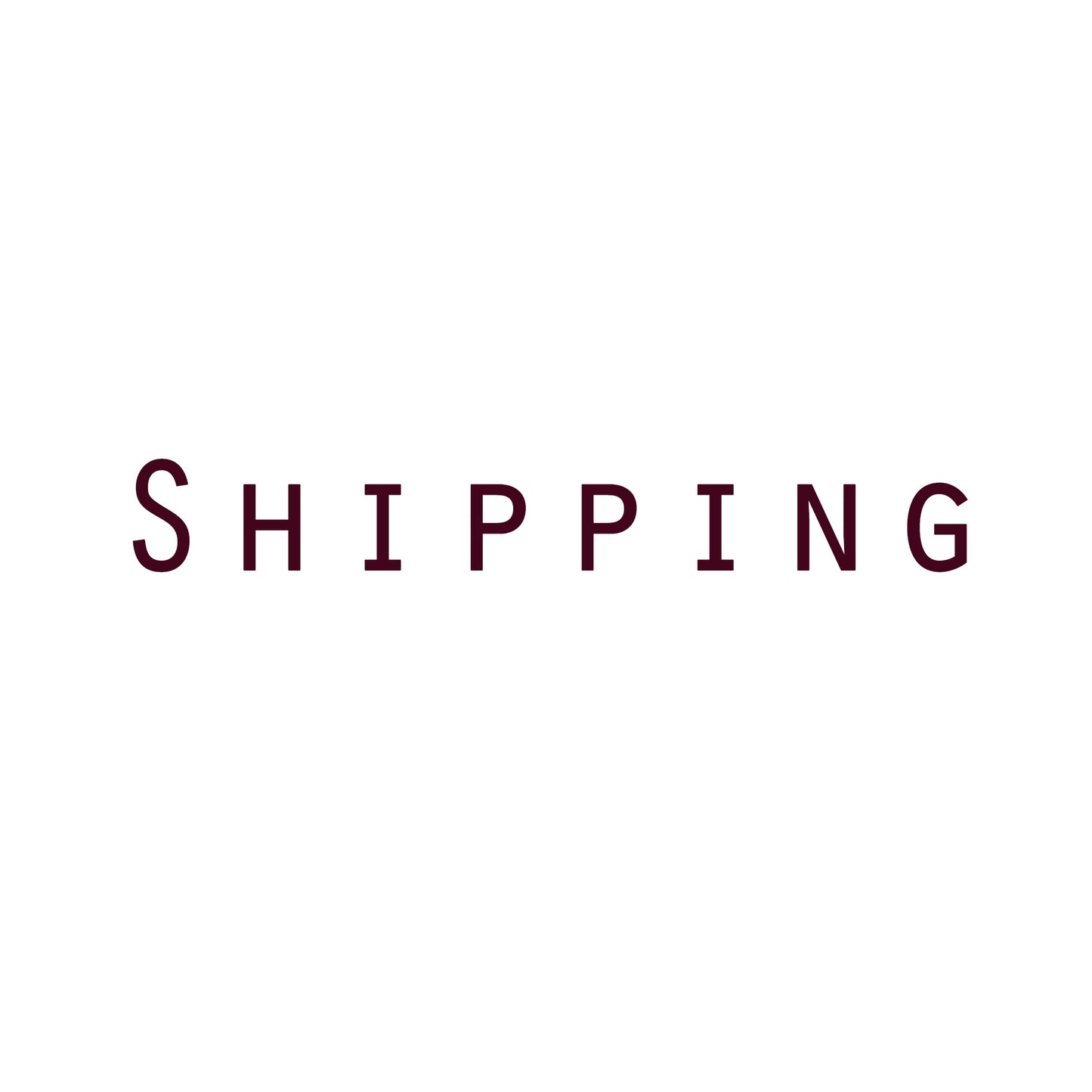 For the shipping