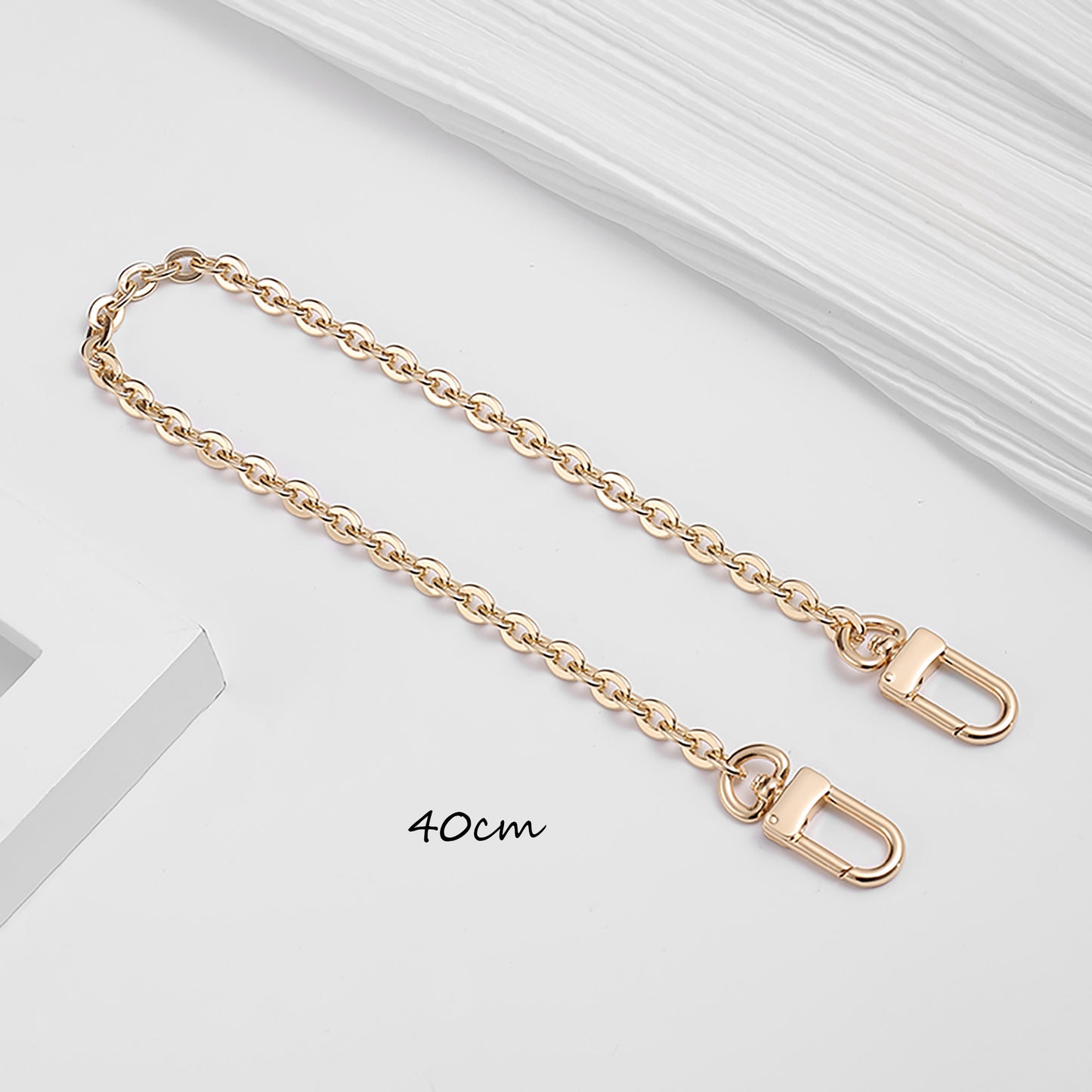 Metal Chain Extension with Four-Leaf Clover Design – Replacement Strap for Small Shoulder & Clutch Bags