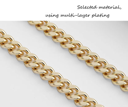 Metal Chain Extension with Four-Leaf Clover Design – Replacement Strap for Small Shoulder & Clutch Bags