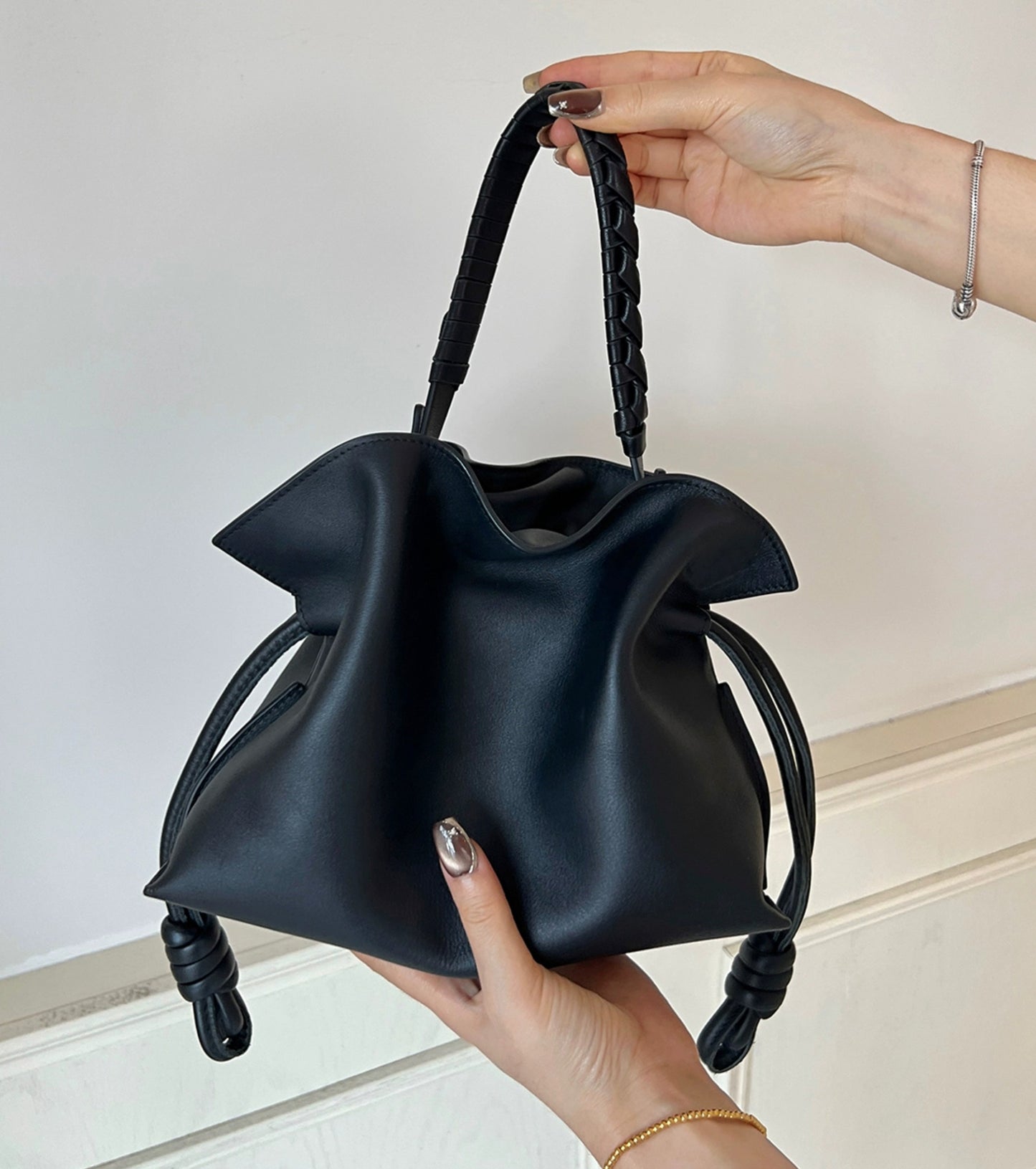 Genuine Leather Flamenco Bag Replacement Handle & Shoulder Strap – 47cm Length, 1.8cm Width