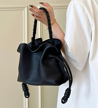Genuine Leather Flamenco Bag Replacement Handle & Shoulder Strap – 47cm Length, 1.8cm Width