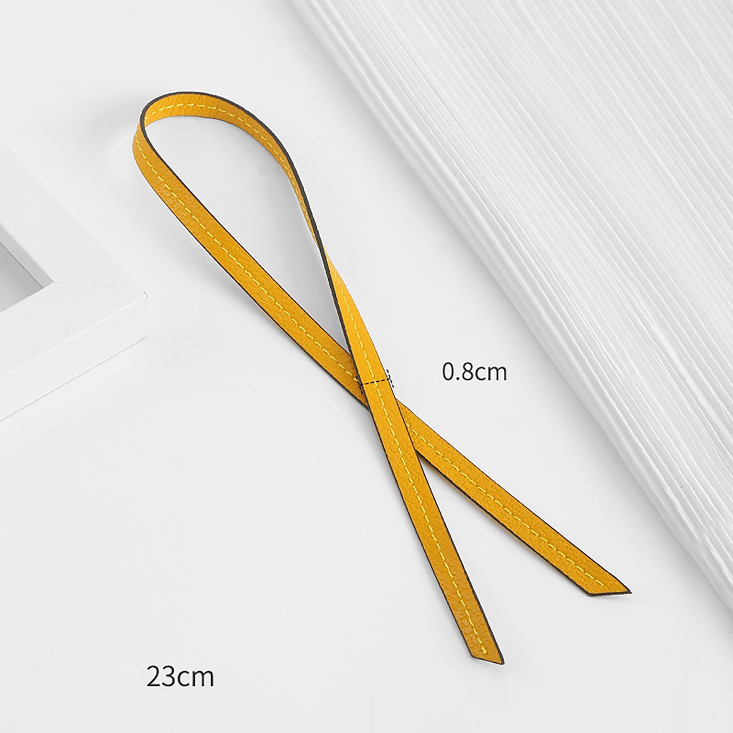 Genuine Leather Replacement Strap for Marmont Bag – 0.8cm Width, 23cm Length, Versatile Rope-style Cord Accessory