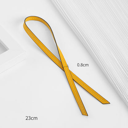 Genuine Leather Replacement Strap for Marmont Bag – 0.8cm Width, 23cm Length, Versatile Rope-style Cord Accessory