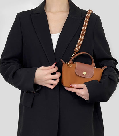 Handcrafted Woven Crossbody Strap for Satchel19 - Fashionable & Versatile Replacement Shoulder Bag Strap