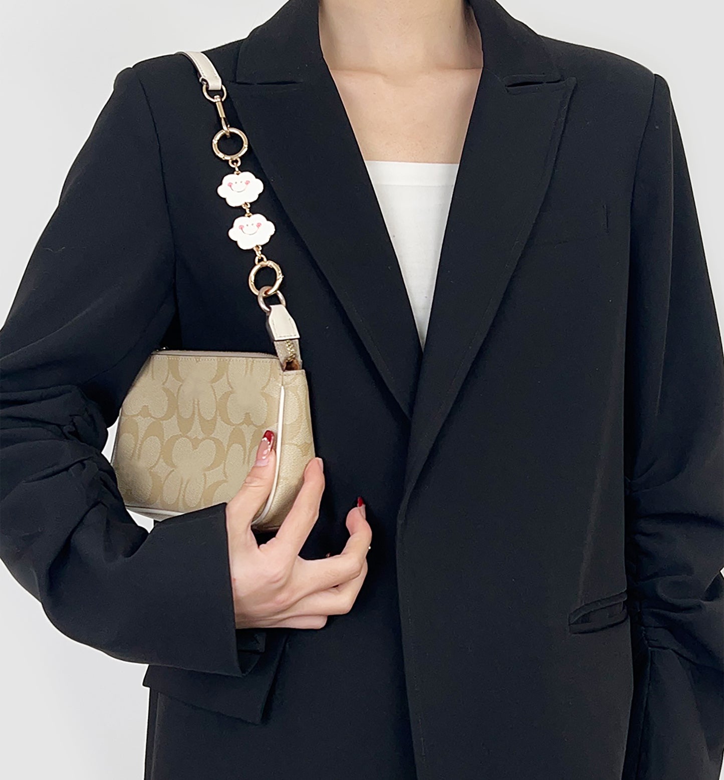 13cm High - Quality Metal Extension Chain for Underarm Bags - Sturdy, Rust - Resistant, ，Providing a Trendy and Functional Upgrade
