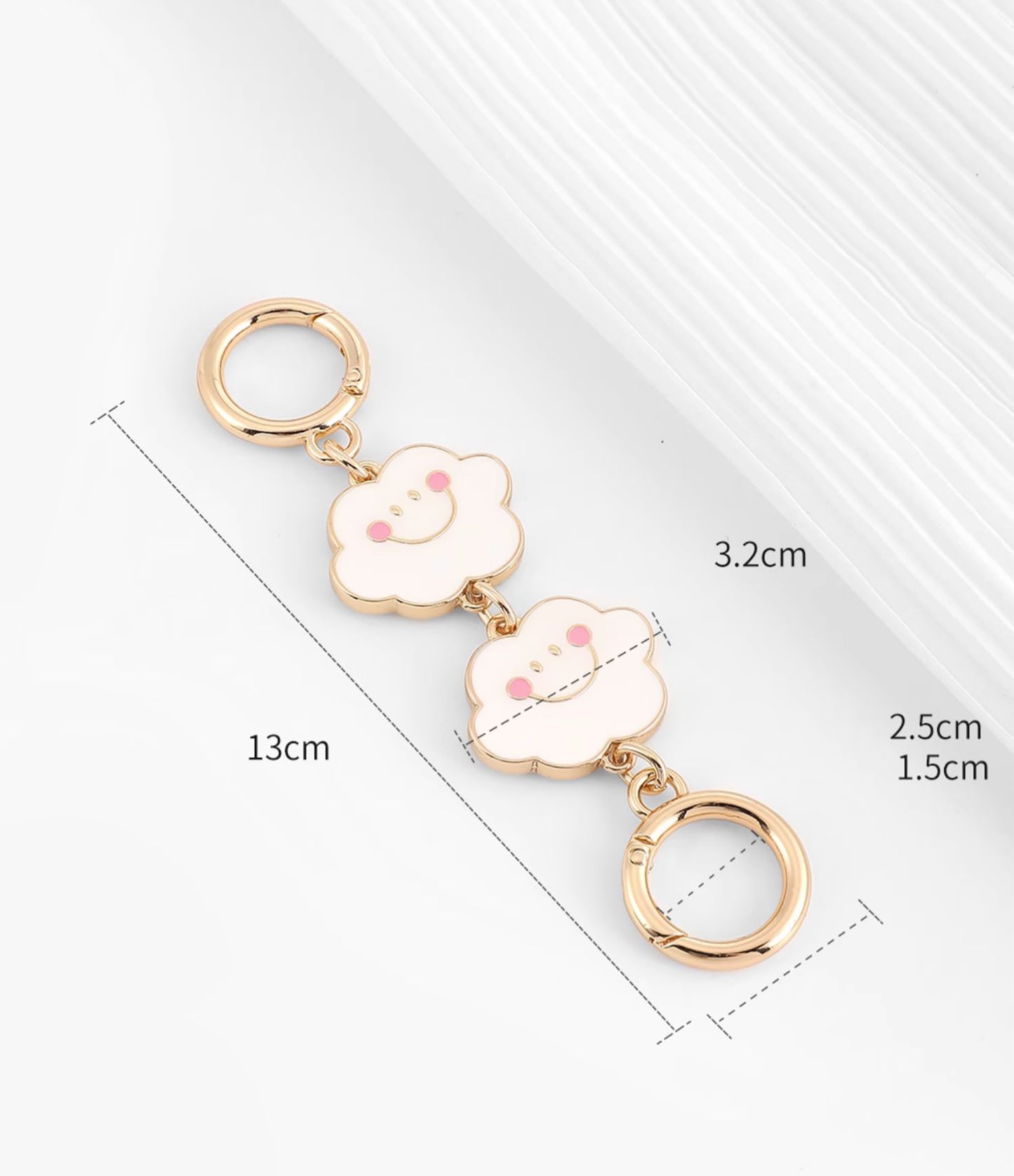 13cm High - Quality Metal Extension Chain for Underarm Bags - Sturdy, Rust - Resistant, ，Providing a Trendy and Functional Upgrade