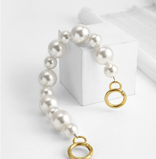 Frog large pearl chain accessory bag underarm handbag DIY decoration bag chain accessories