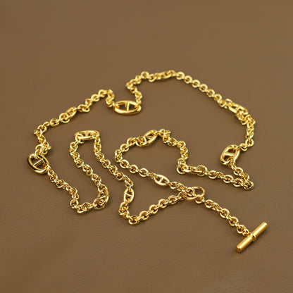 Farandole Long Necklace featured in Sterling Silver Or In Sterling Gold Color 115cm Length